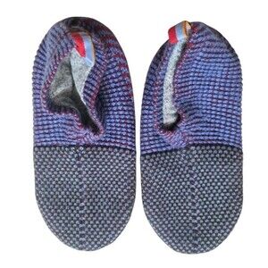 BOMBAS Gripper Slippers Women's Size Medium 8-9 Purple Heather Indoor Cozy EUC